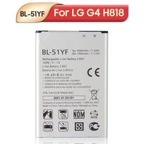 Įkraunama ličio baterija skirta LG G4 H818 H810 H815 VS999 F500 F500S F500K F500L BL-51YF telefono baterijai 3000mAh