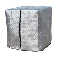 Termoizoliacinis dangalas 1000 l IBC talpoms su apsauga nuo šalčio ir UV spindulių, skirtas apsaugai lauke juoda