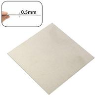 100x100 mm gryno nikelio plokštė, skirta šarmams atspariai įrangai 0.5mm