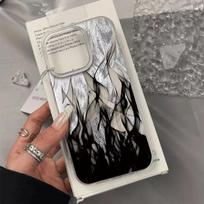 Case for Xiaomi Mi 14T Pro 11 Lite 5g Ne Fire Flame Phone Cover for Poco M6 X6 X5 X3 Pro Silver Plated Phone Case Boy Girl Gift For Poco X6 Pro 5G