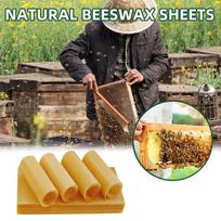 10pcs/lot Beeswax Sheets Multi-Purpose Honeybee Nest Base Flake Wax Honey Candles Maker Bees Wax Honeycomb, Furniture Polishing China Mainland