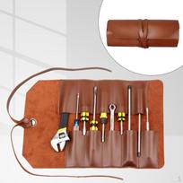Tool Roll Bag Pouch Wrench Screwdriver Organizer Multi Purpose Pliers Pocket Leather Storage Case ruda