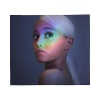 Dainininkės Ariana Grande pledas Flanelinis Pavasaris Ruduo Nešiojamas Super Minkštas Mėtomasis pledas Namams Miegamajam Antklodė 30x40in