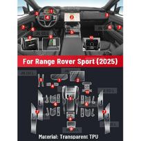 Atsparus įbrėžimams Automobilio Salono Centrinės Konsolės Žiniasklaidos Panelės Navigacijos TPU Apsauginė Plėvelė RANGE ROVER SPORT 2025 Versijai Right rudder driving red