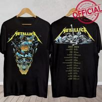 Metallica M72 Turas 2023 2024 Įkvėpti Roko Grupės Gerbėjo Marškinėliai S-4XL Unisex T-Shirt XXL