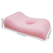 Čiužinys Lova, PVC pripučiami čiužiniai, Pripučiama sofa 220,46 keliamoji galia, Pripučiamas Brazilijos sėdmenų pakėlimo čiužinys su pripūtimo siurbliu rožinė