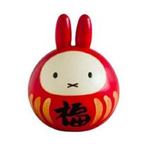 Usaburo Kokeshi Folk Crafts Miffy Lucky Daruma Kokeshi Display Home Time Warming