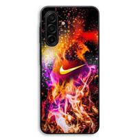 Dėklas Samsung Galaxy A17 Nike spalvotas piešinys Maniacase juoda