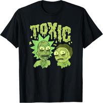 Rick ir Morty Toksiškas Rick ir Morty Marškinėliai S juoda