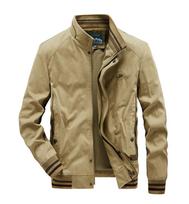 Men's Spring & Autumn Cotton Workwear Jacket - Youth Thin Loose Fit, Long Sleeve Casual Design XL