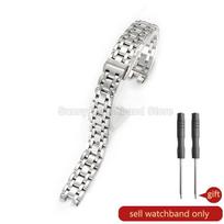 Specialūs moteriški plieniniai laikrodžio aksesuarai Tissot Bellissima Small Lady T126.010 įdubus sąsaja išskirtinė plieninė laikrodžio apyrankė 12mm