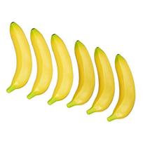 Plastic Simulation Banana Artificial Fruits Lifelike Kitchen Fake Fruit Home Dec