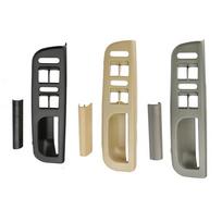 Compatible with Bora Passat B5/B5.5 Interior Door Pull Handle Armrest Switch Panel 3B1867171E Beige 2-piece Set