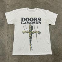 Retas The Doors L.A. Moterų marškinėliai, Unisex balti medvilniniai marškinėliai, Dydis S-5XL Unisex marškinėliai L