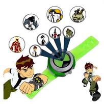1 vnt. Ben 10 laikrodžiai Omnitrix su projekcija Keturios rankos Heatblast Veiksmo figūrėlės Ateivio herojus Vaikų dovanų žaislas