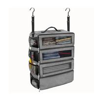 Suitcase Organizer High-capacity Travel Luggage Organizer Hanging Shelve Packing Cube Closet Collapsible Hanging Storage Bags