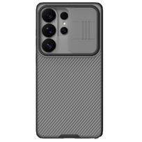 Samsung Galaxy S26 Ultra Plus telefono dėklas CamShield Pro kameros apsauga Galinis dangtelis Samsung Galaxy S26 juoda