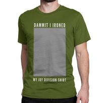 Vintažinis I Išlyginau Savo Joy Division Marškinėlius Vyrams Moterims Apvalia Kaklo Išpjova 100% Medvilnės Marškinėliai Roko Muzika Trumpomis Rankovėmis Marškinėliai Dovana Idėja Viršutiniai Drabužiai S