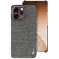 OPPO Reno 15 Pro Max 5G Global telefono dėklas IMAK Ruiyi serijos audinio dėklas Reno15 Pro Max (Global) šviesiai pilka spalva