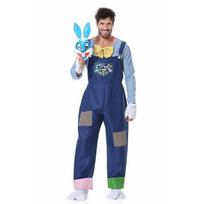 New adult men's and women's Halloween clothes Easter bunny stage performance suit S