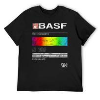 BASF Vintage VHS Cover T-Shirt cute tops oversized graphic tee designer shirts luxury t-shirt luxury clothes men S juoda