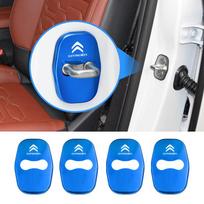 4 vnt. automobilio durų užrakto dangtelis Nerūdijančio plieno apsauginiai priedai Citroen C1 C2 C3 Vts C4 Saxo C4L C5 C6 C8 Xsara Picasso