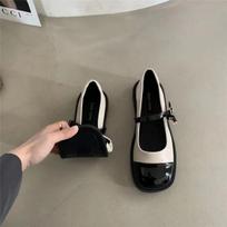 Moterys Mary Jane Vintažinės merginos Lolita Batai Japoniško stiliaus koledžo studentų britų stiliaus lakinės odos batai Zapatos De Mujer 35