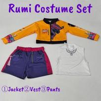 KPOP Demonų medžiotojai Mira Rumi Zoey Cosplay kostiumas Helovinas sceninis 3D spausdintas raštas vaidmenų žaidimo drabužiai 110cm