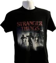 Unisex Stranger Things T-Shirt Netflix Distressed Faded Size M Medium L