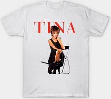 Tina Turner Queen of Rock n Roll  Adult Small-3XL XXXL White Unisex T-Shirt L