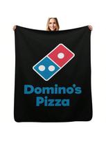 Dominos Pizza Mesti pledai Lovos užtiesalai Sofos Iškylos Turistiniai pledai 75X95CM pilka spalva