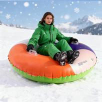 Reinforced PVC Anti-Rollover Inflatable Snow Tube for Adults Ski Tube