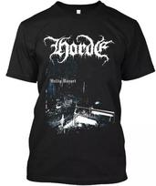Horde Hellig Usvart Australijos Black Metal Grupės Marškinėliai S-5XL Unisex Marškinėliai S