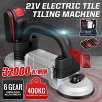 60-180mm Plytelių Vibratorius Siurbimo Puodelis Reguliuojamas Automatinis Grindų Vibratorius Lygiavimo Įrankis Su Baterija 400KG Plytelių Klojimo Mašina 1 x  Battery