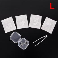 1Set Round Shape Comfortable Nose Invisible Nasal Filters Anti Air Pollution Pollen Allergy Mask Removable Nose Dust Filter