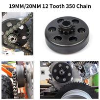 12 Dantų 350 Grandinė 168 Variklis GO Kart Kartingui Minibike Pramogoms Centrifuginis Sankabos Automatinė Sankaba
