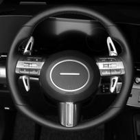 2 vnt. Vairo perjungimo svirtelių prailgintuvai Hyundai Kona Tucson 2025 raudona