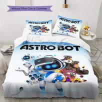 ASTRO BOT Raštas Patalynė, Antklodžių Komplektas Antklodės Užvalkalas Pagalvės Užvalkalas Namų Gimtadienio Dovana (1 * užvalkalas antklodei + 2 * užvalkalai pagalvėms, be užpildo) 135x200cm