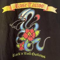 Rožės Tatuiruotė Medvilninė Juoda Visų Dydžių Marškinėliai Dovanai Unisex T-Shirt XL