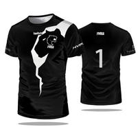 Esports Games CS GO Furia Team Uniform T-shirt Csgo Sports Fury Jersey Men T Shirt Breathable Quick Dry Training Oversized Tees S