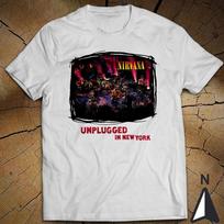 Roko Klasikinės Muzikos Marškinėliai MTV Unplugged Niujorke Nirvana Apie Merginą Unisex Marškinėliai S