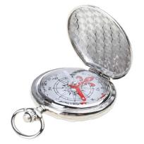 Compass Pocket Watch Flip-Open Compass Outdoor Navigation Tools Keychain sidabras
