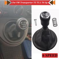 For VW Transporter Multivan Caravelle T5 2003 2004 2005 2006 2007 2008 2009 2010 Car 6 Speed Gear Stick Shift Knob Boot 6 Speed