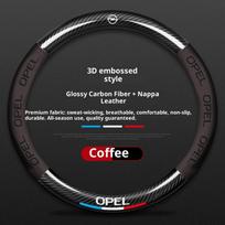 Automobilio vairo apdangalas Opel OPCline Astra Corsa Grandland Insignia Mokka Vectra GTC Tigra Vivaro Zafira Automobilio Aksesuarai juoda