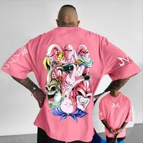 Dragon Ball Anime Print Tshirt  Retro Oversized Casual Tshirt with Goku Pattern Comfortable for Both Men and Women Pure S