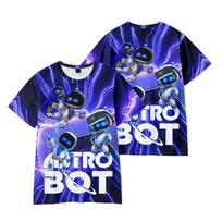 7 spalvų juokingas Astro Bot anime marškinėliai, šaunūs vyriški marškinėliai, apvalia kaklo iškirpte, laisvalaikio, unisex, gatvės stiliaus madingi marškinėliai, Camisetas Ropa Hombre XS balta