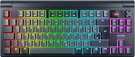"Cherry XTRFY MX 8.3 TKL" belaidė mechaninė žaidimų klaviatūra be skaitmeninės klaviatūros, JK išdėstymas (QWERTY), karštai keičiami MX2A RED jungikliai, "Starfall Grey