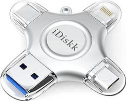 "iDiskk" 931GB MFi sertifikuota nuotraukų saugykla "iPhone", USB atmintinė USB-C "iPad" "Android" "Samsung" USB "iPhone" 17/16/15/14/13/12/11/8, nuotraukų laikmena kompiuteriui