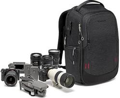 "Manfrotto PRO Light Flexloader L", profesionali kuprinė fotoaparatams, išplečiamas krepšys 3 ašių gimbaliniam stabilizatoriui, daugybė trikojo tvirtinimo taškų, keičiami skyriai, juoda