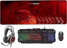 "Mars Gaming" MCPRGB2FR žaidimų klaviatūros, pelės, XXL pelės kilimėlio ir ausinių rinkinys, prancūzų kalba